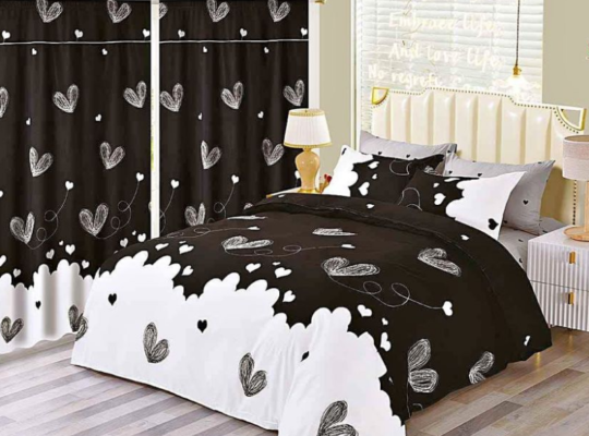 Bedsheets with cuttons set for sale