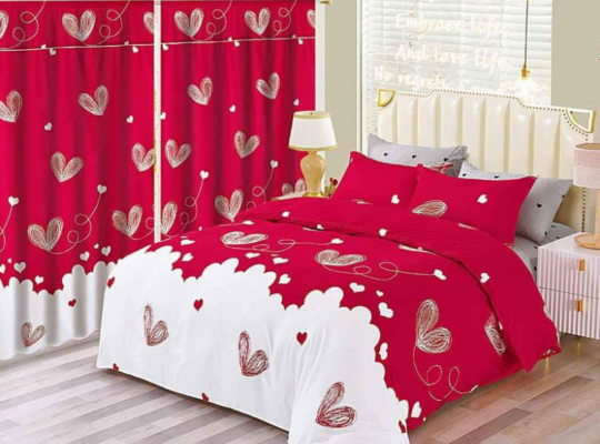 Bedsheets with cuttons set for sale