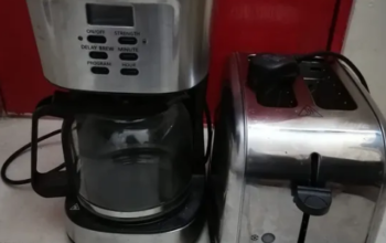 Coffee maker and bread toaster for sale