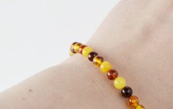 Mix Amber bracelet for men