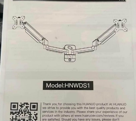 HUANUO Dual Monitor Wall Mount For Sale