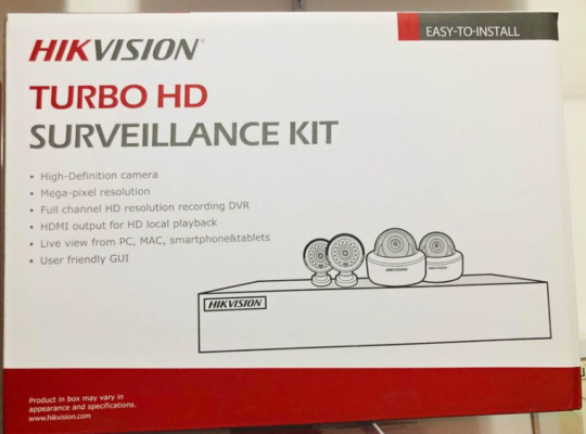 Hikvision CCTV Cameras & 4-Channel DVR 1080P For S