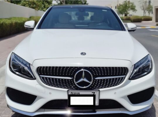 Mercedes C300 2017 imported in good condition