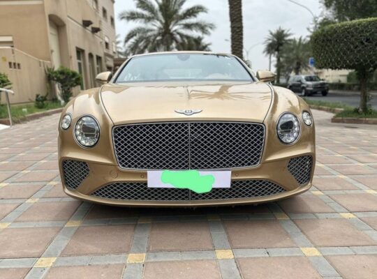 Bentley GT fully loaded 2019 Gcc for sale