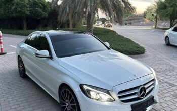 Mercedes C200 full option 2018 Gcc