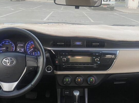 Toyota Corolla SE+ 1.6 for sale 2015 Gcc