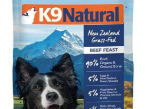 K9 Natural Dog Freeze Dried Beef Feast 3.6kg For S