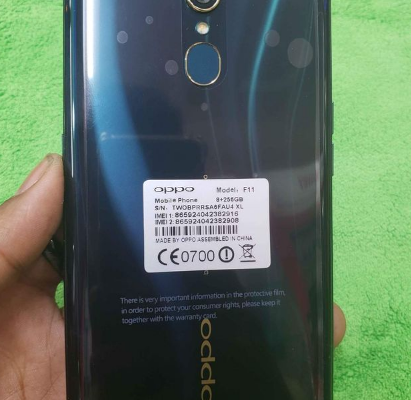 Oppo f11 8/256gb dual sim clean for sale