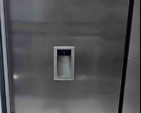 Siemens top fridge bottom freezer water dispenser