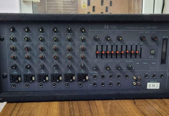 TOA 6-Channel Powered Mixer Amplifier For Sale