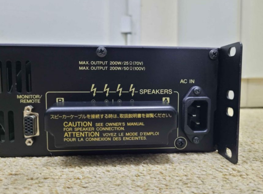 Yamaha XH200 Power Amp for Installed Systems For S
