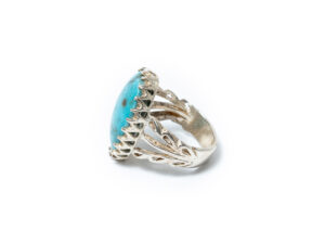 Afghani Turquoise Stones Ring For Sale