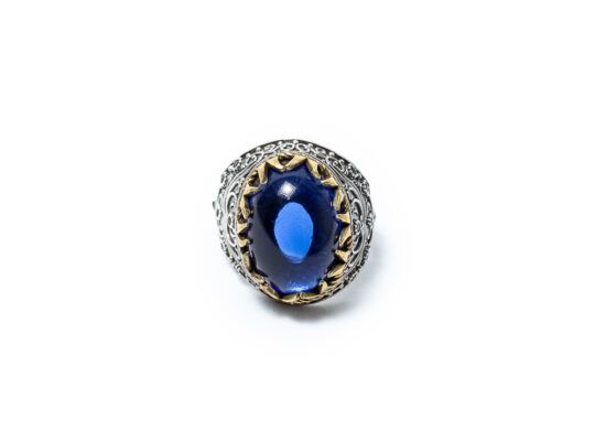Indian Sapphire Stone Ring for sale