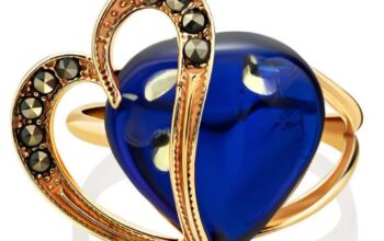 Spectacular blue amber ring for sale