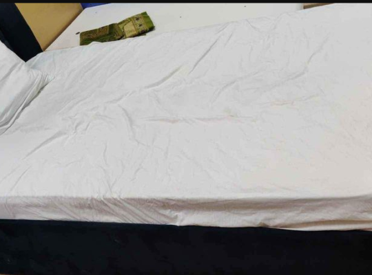 120×200 bed with mattress for sale