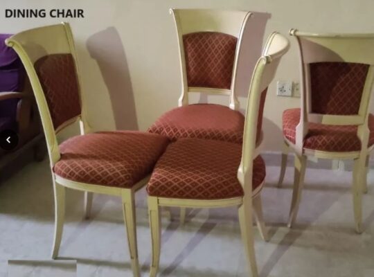 Dining Chair with cushion – 4nos For Sale