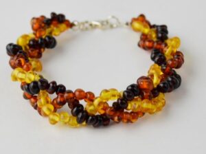 Baltic amber bracelet Small beads