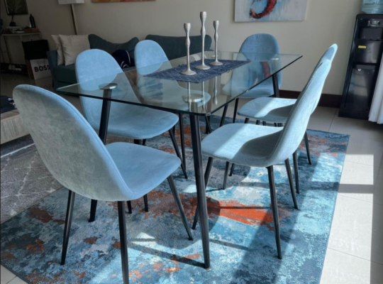 Dining table with chairs for sale