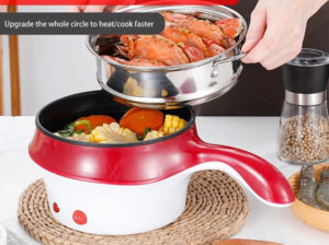 Double Layer Multi-function Non-stick Frying Pan E