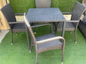 Garden table and chairs for sale