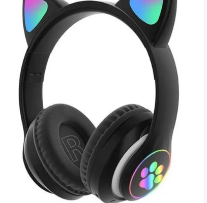 Cat Ear Headphone Bluetooth 3.5 Stereo Headset For