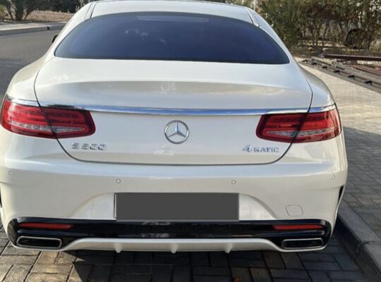 Mercedes S550 coupe 2016 USA imported