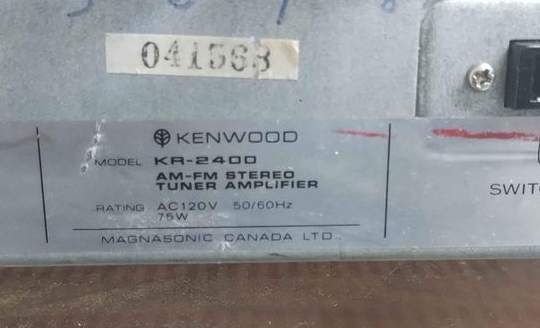 Kenwood Stereo Receiver KR-2400 for sale