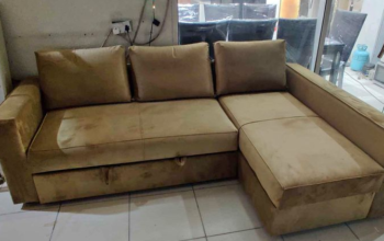 L shape sofa cum bed for sale