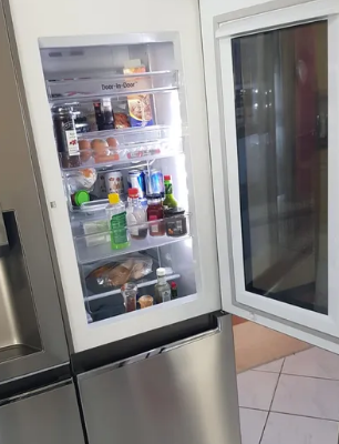 Lg fridge freezer side x side for Sale