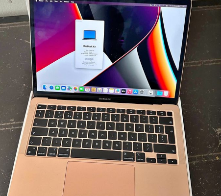 MacBook Air 2020 m1 with 8 gb ram For Sale