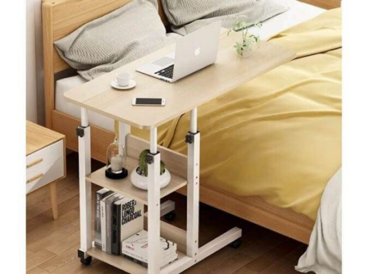 Overbed Table ShowTop Laptop Desk Side Table with