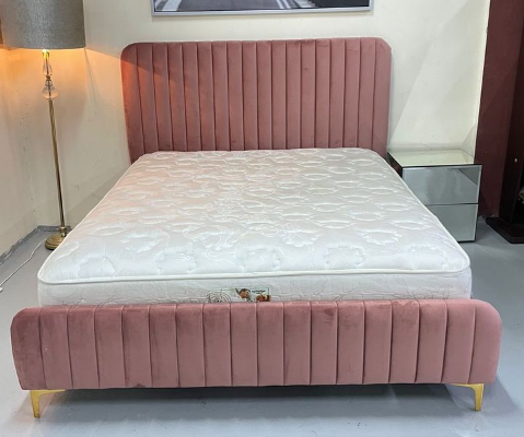 Queen size bed with mattress for sale