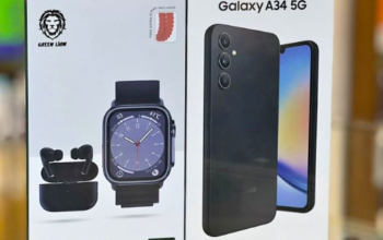 Samsung Galaxy A34 5G with gift smartwatch & earbu