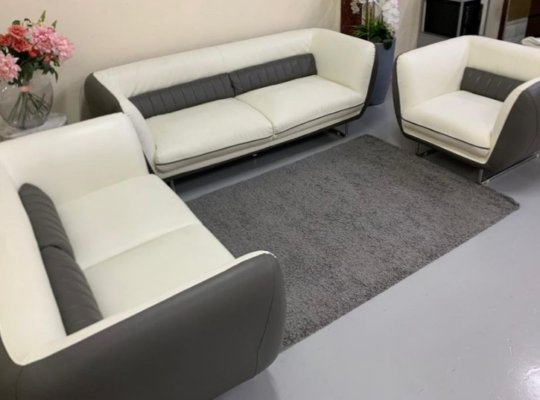 Six seater leather sofa for sale