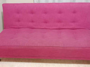 Pink sofa bed for sale