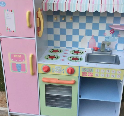 Wooden play kitchen for sale