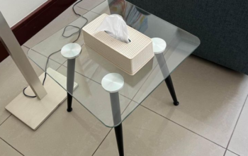 glass side table for sale