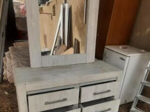 Nightstand with mirror for sale