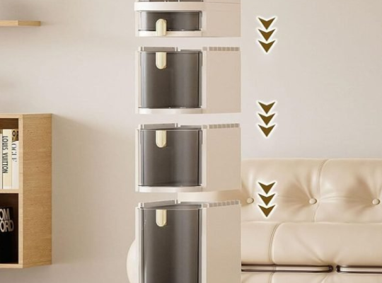 4 Tiers Floor Cabinet Organizer For Sale