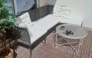 Outdoor table and chair For Sale