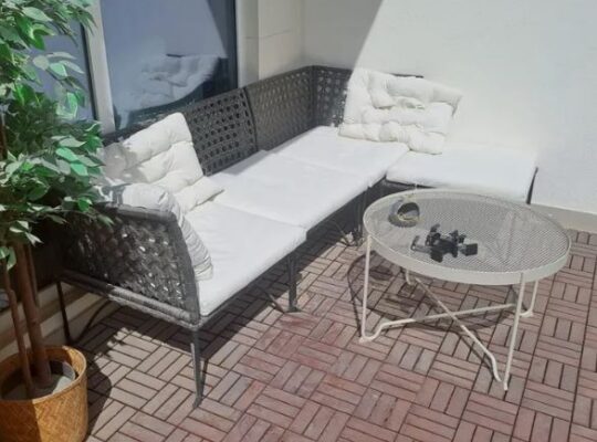 Outdoor table and chair For Sale