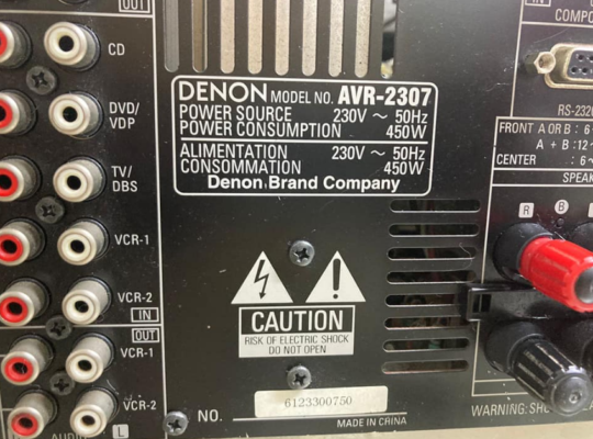 Denon 7.1 AVR 2307 for sale