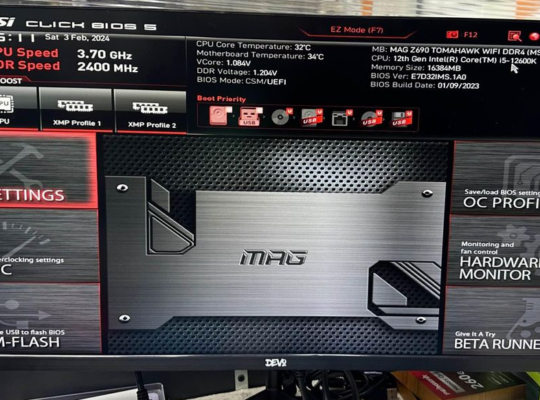 Desktop Gaming Pc Intel Core i5 -12600k For Sale