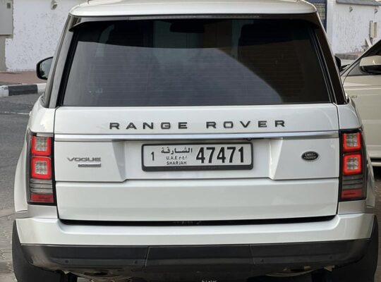 Range Rover Vogue 2015 supercharge Gcc