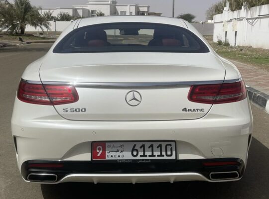 Mercedes S500 coupe full option 2015 imported for