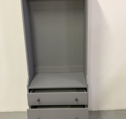 Ikea open wardrobe with 3 drawers For Sale