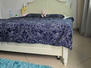 King size bed with mattress on cheap price for sal