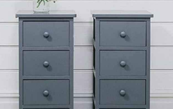 KingSaid 2Pcs Wooden Bedside Cabinets For Sale