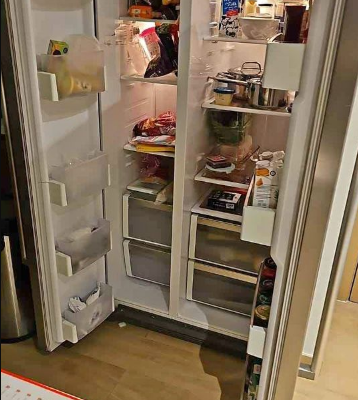 Siemens side by side door fridge freezer for sale