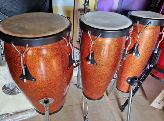 TRIPLE CONGO DRUMS FOR SALE